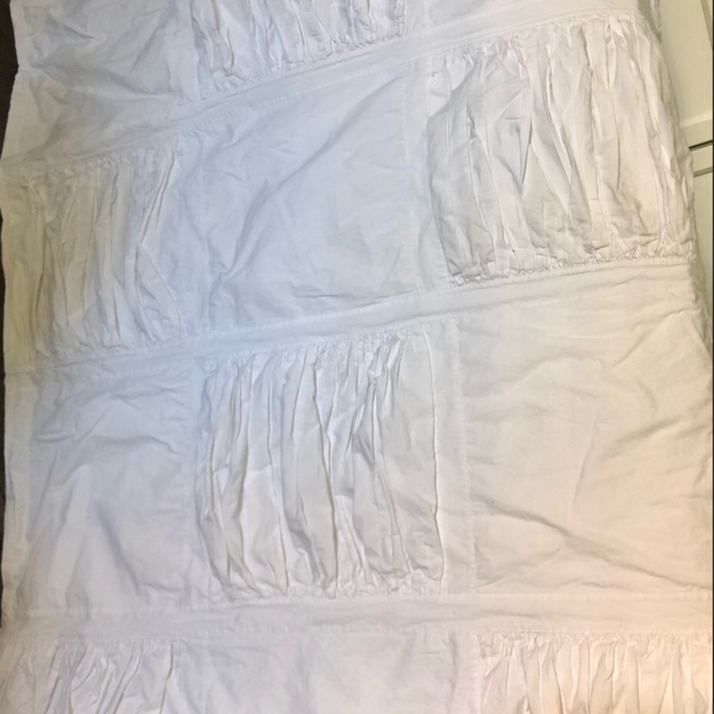 New Potter Barn lWhite Duvet Cover Twin/Twin Xl - Picture 4 of 7